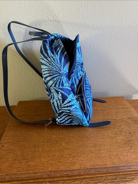 Tommy Bahama Blue Leaf Print Mini Backpack main image 4